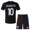 Conjunto (Camiseta+Pantalón Corto) Olympique Lyonnais Alexandre Lacazette 10 Segunda Equipación 2024-25 - Niño